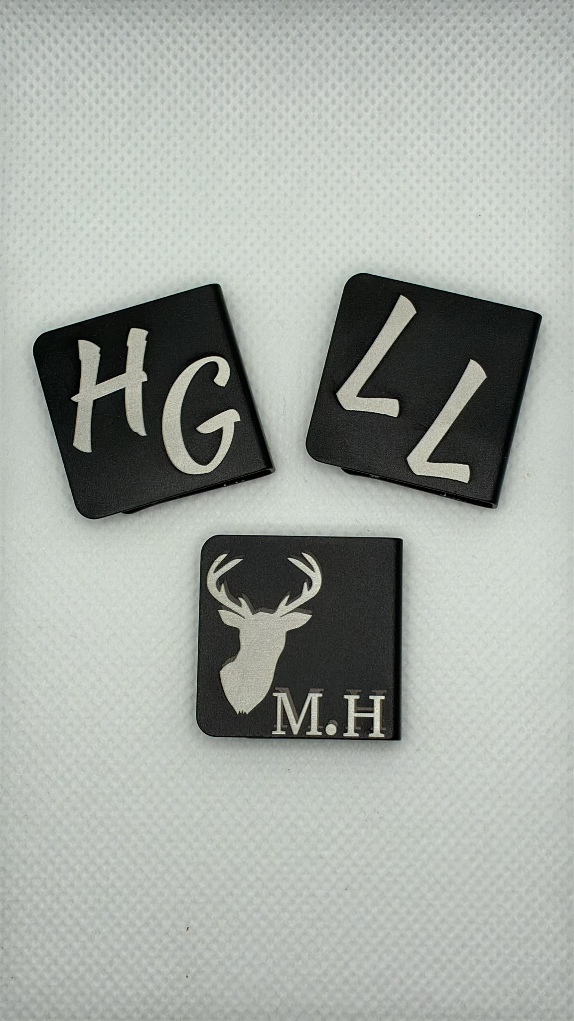 Personalised Engraved Metal Hat Clip – Custom Cap Brim Accessory