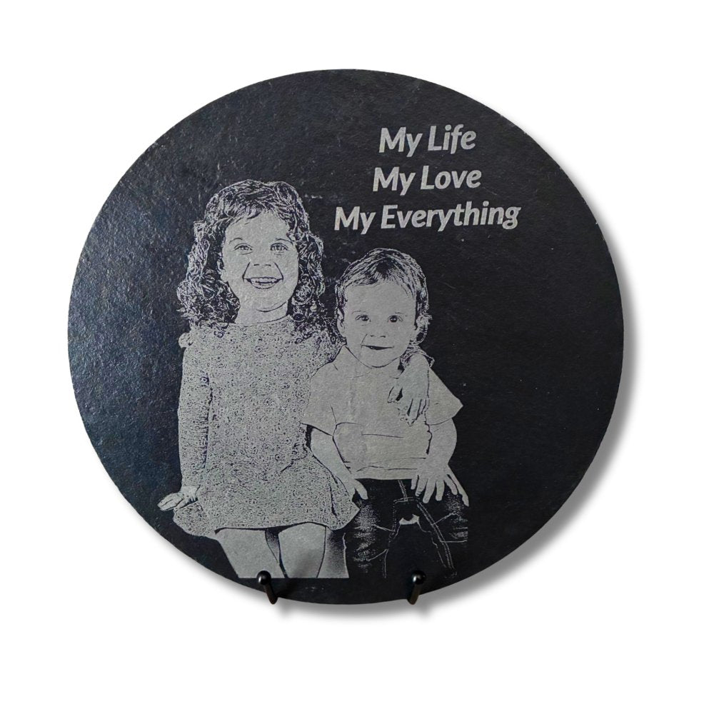 Personalised Slate Board with Custom Photo