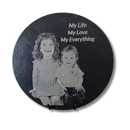 Personalised Slate Board with Custom Photo