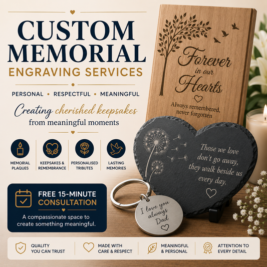 Custom Memorial Engraving Services