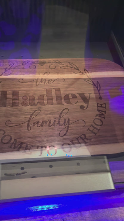 Personalised Wooden Chopping Board - Acacia Wood